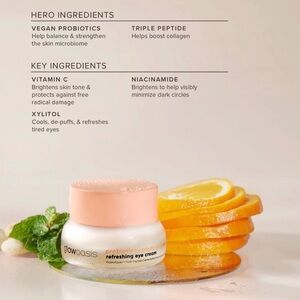 Vegan Glow Oasis Probiotic Eye Cream - Cream